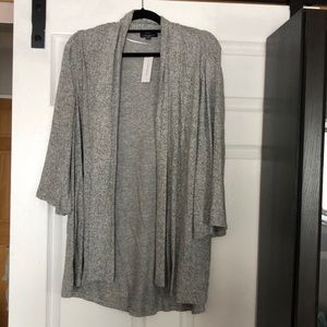 Grey open front sweater - Lane Bryant 18/20